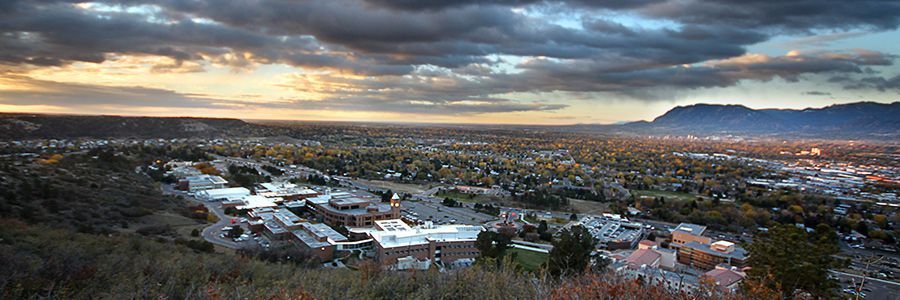 UCCS campus at Dusk